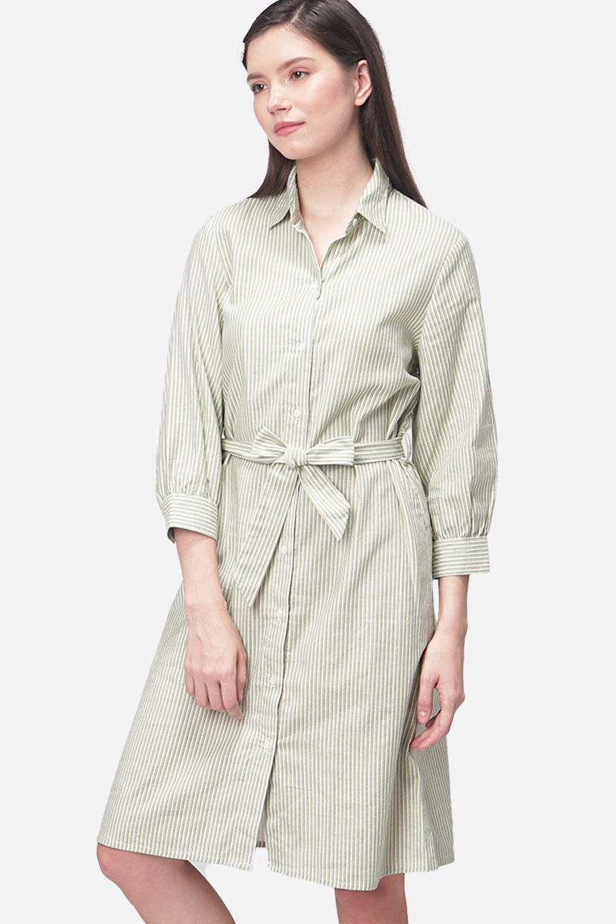 Dress Celine Sage White