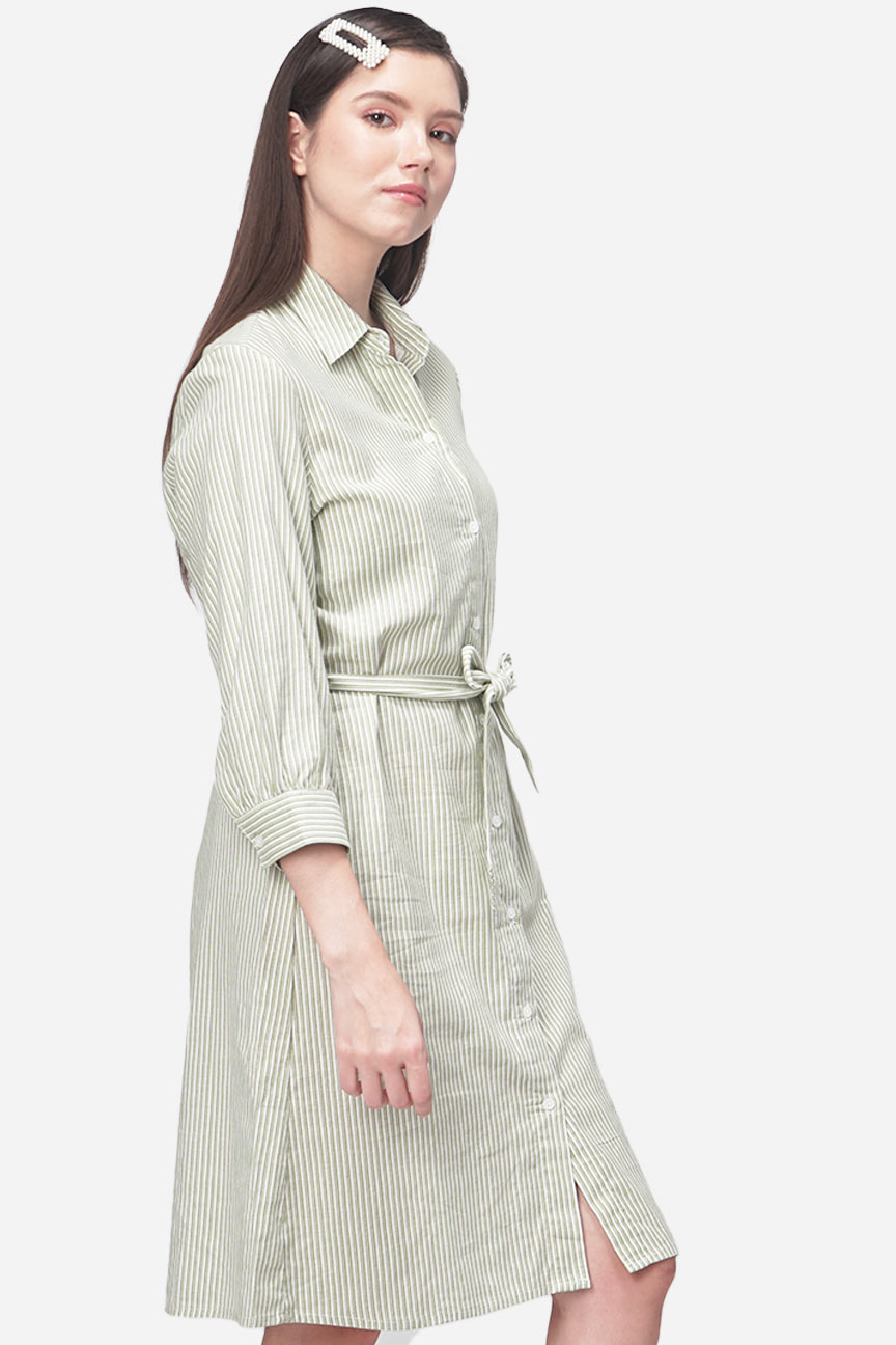 Dress Celine Sage White
