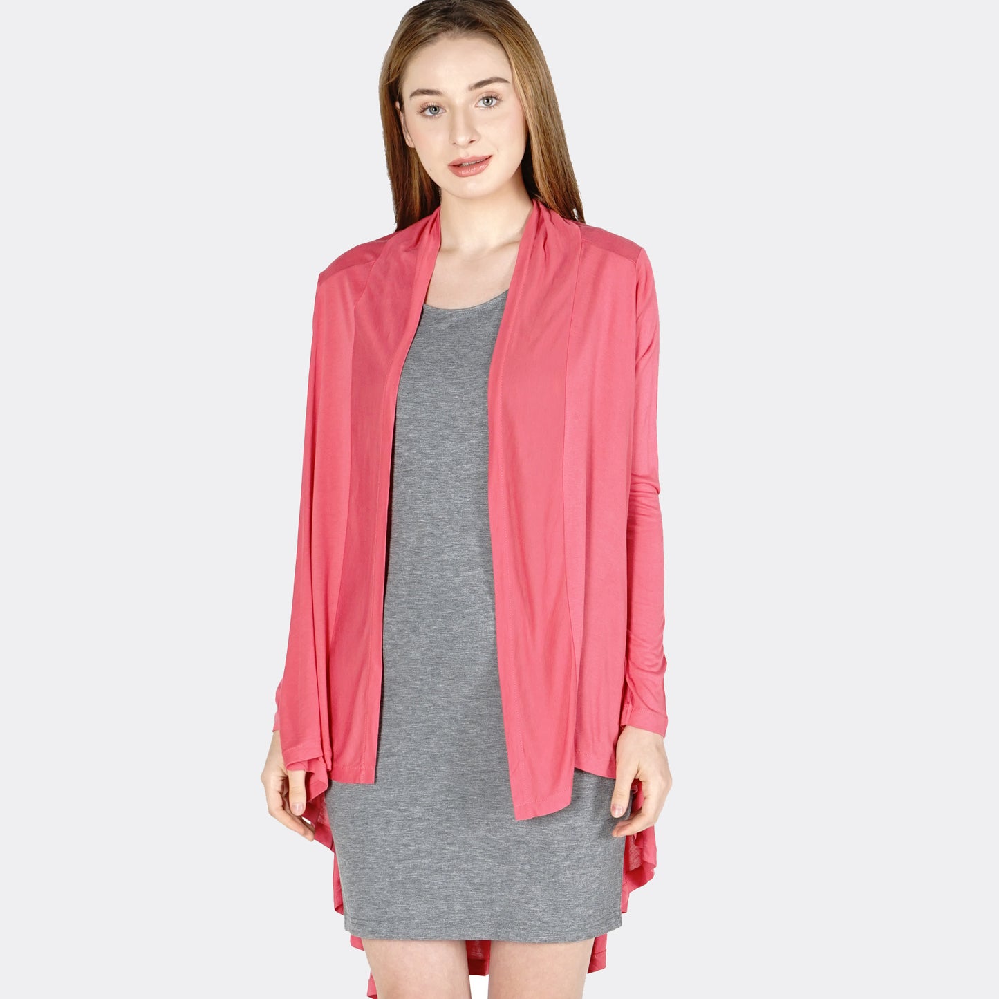 Cardigan Coral Pink