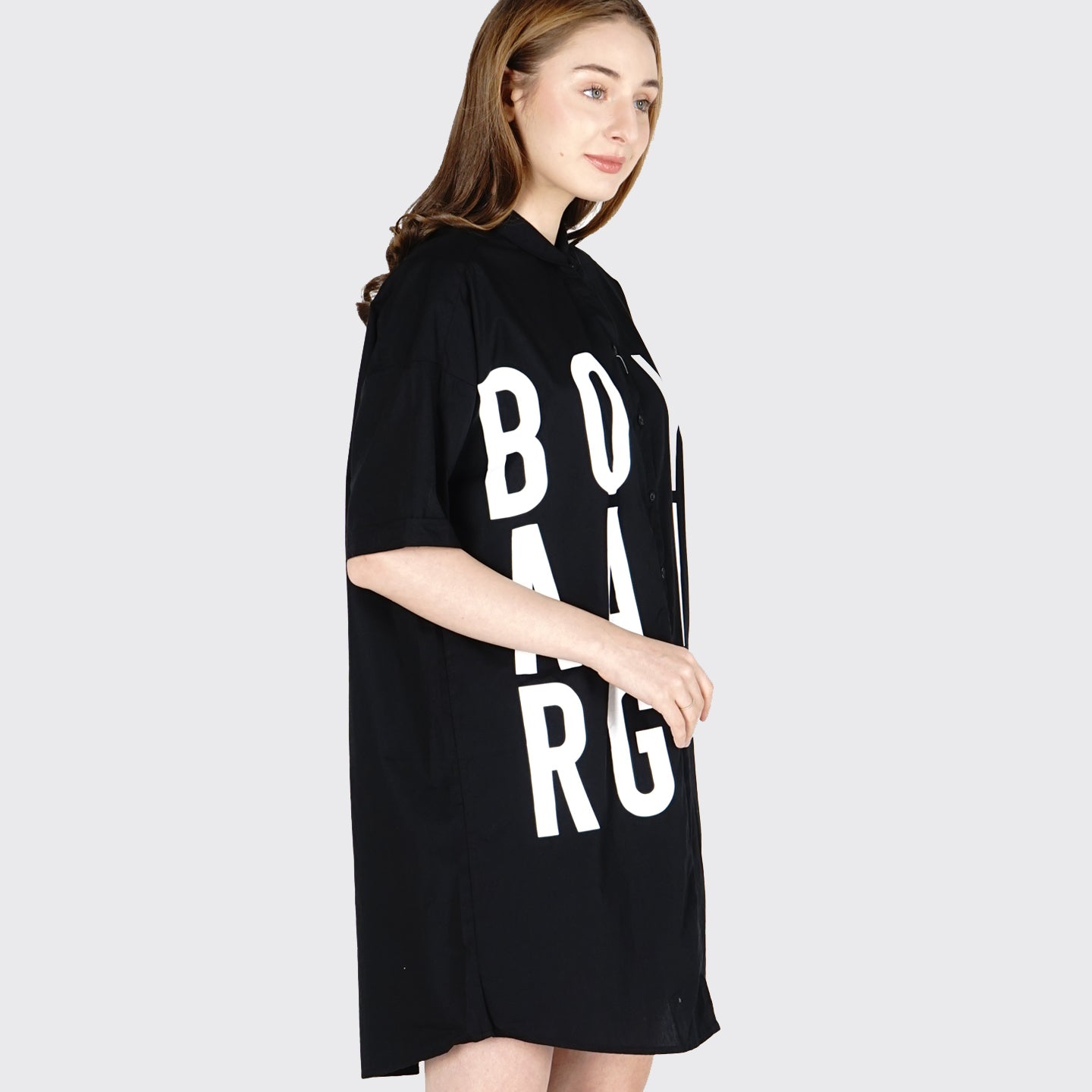 Kemeja Lengan Pendek Acrux Black