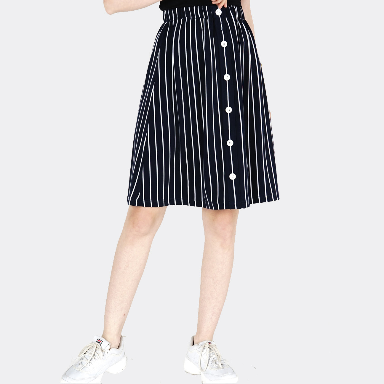 Rok Pendek Carendish Navy White