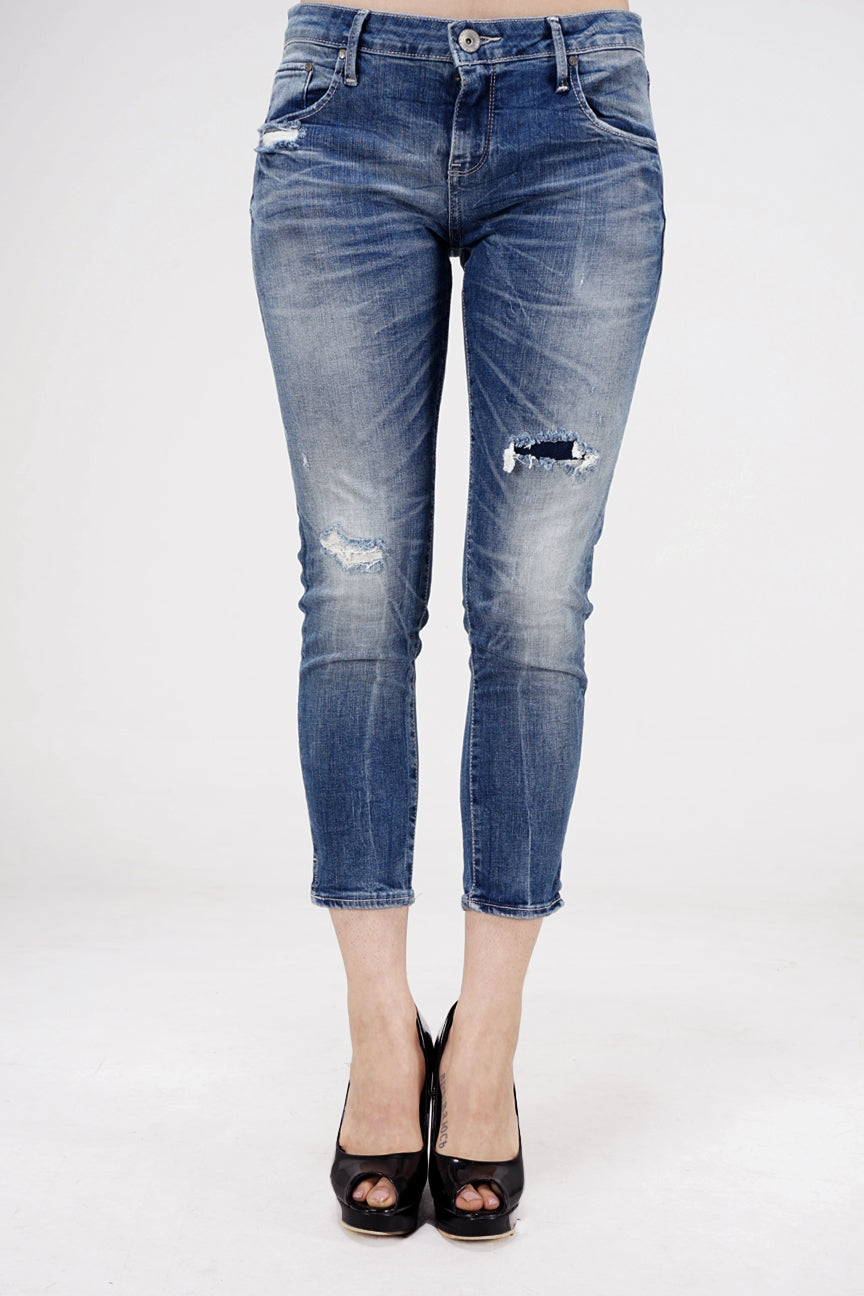 Jeans Skinny D1 Series Light Blue Raw Handmade