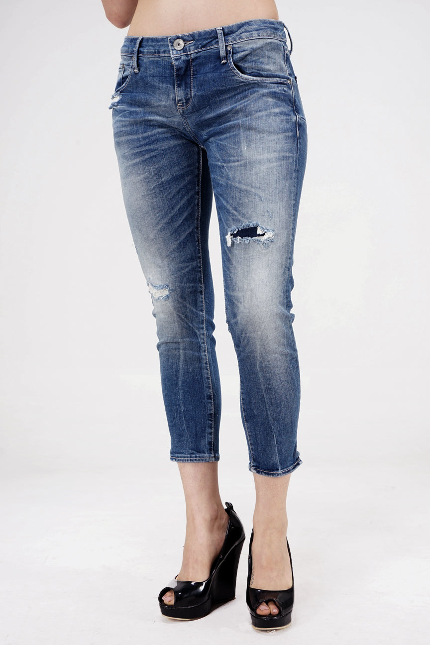 Jeans Skinny D1 Series Light Blue Raw Handmade
