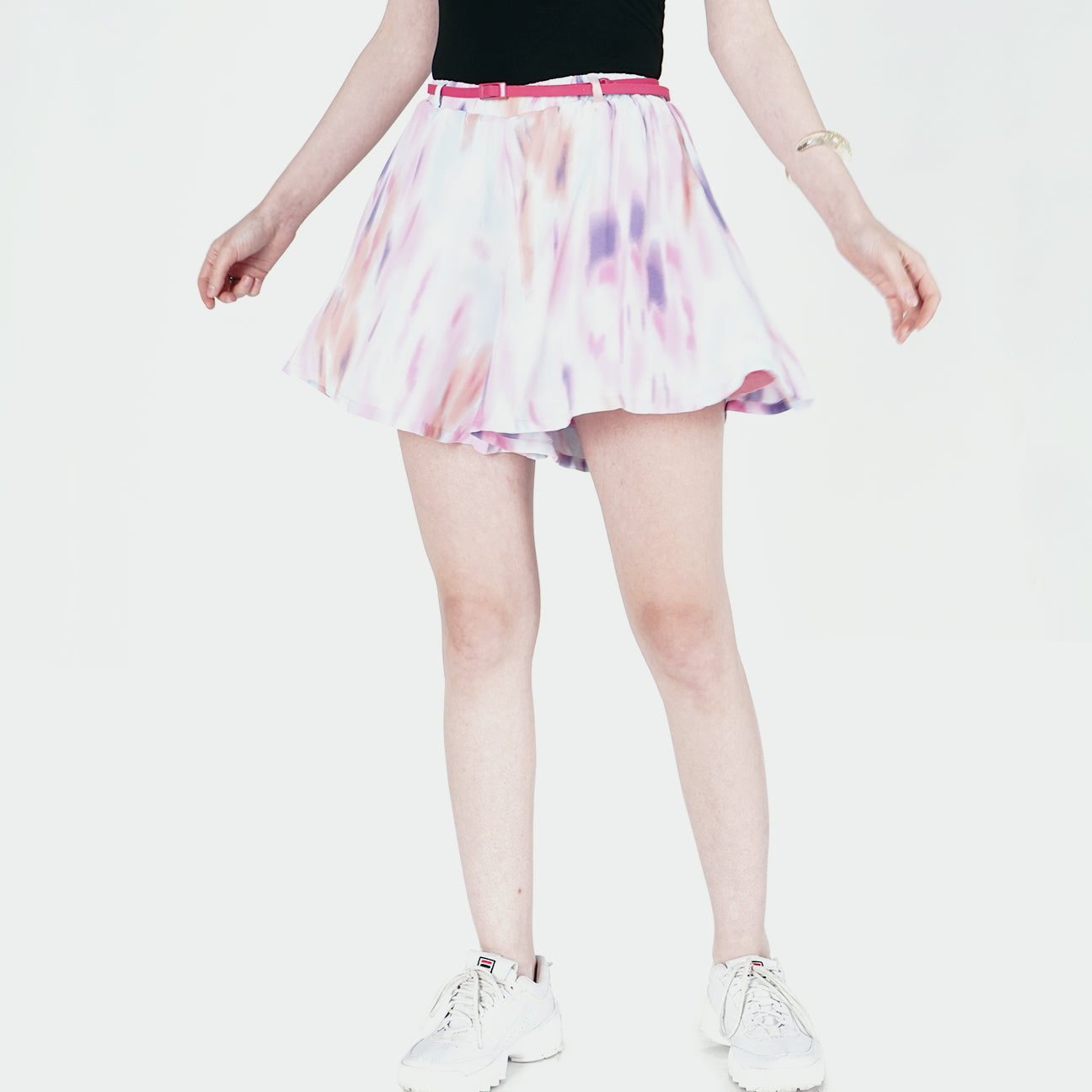 Rok Pendek Gradation Pink Violet