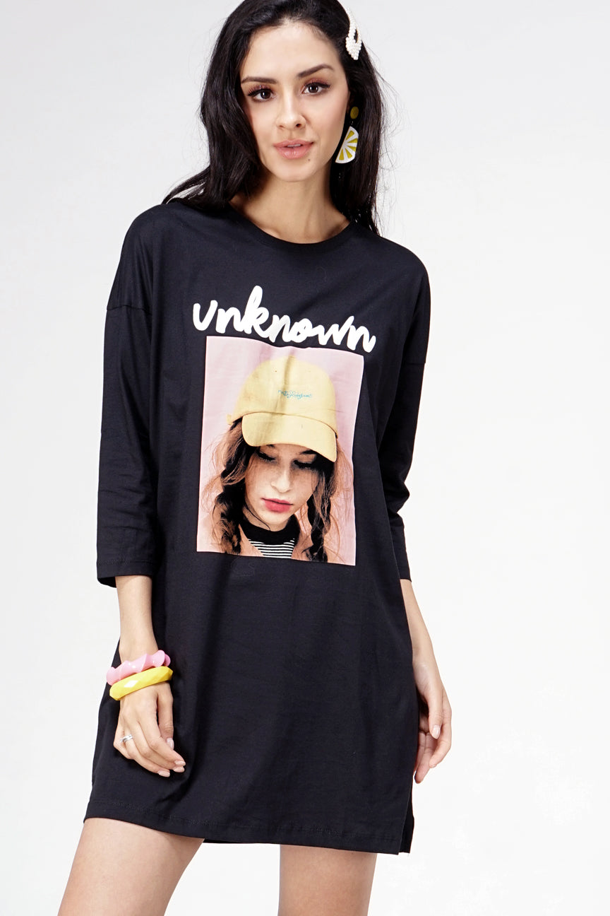 Dress Lengan Panjang Unknown Black