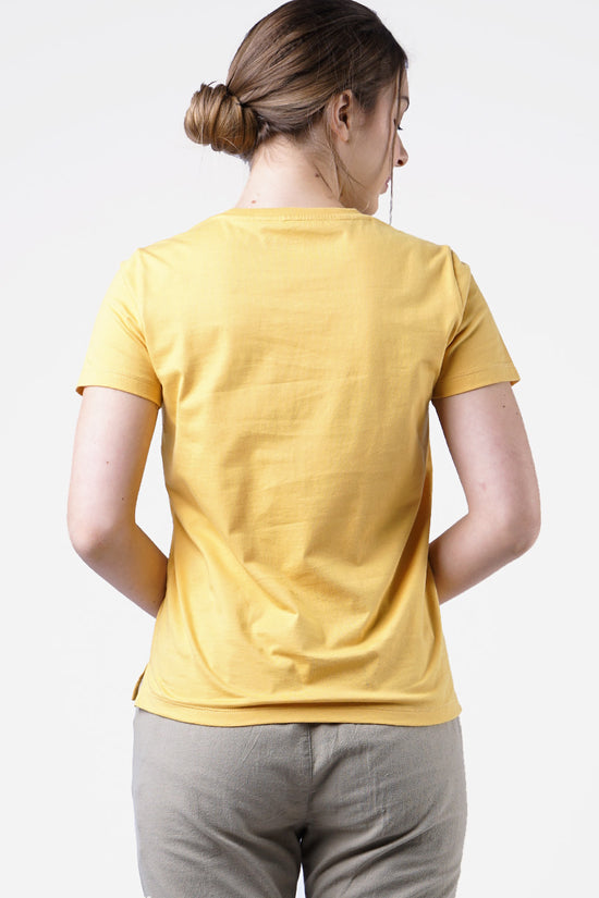 T-Shirt Lengan Pendek Ava Yellow