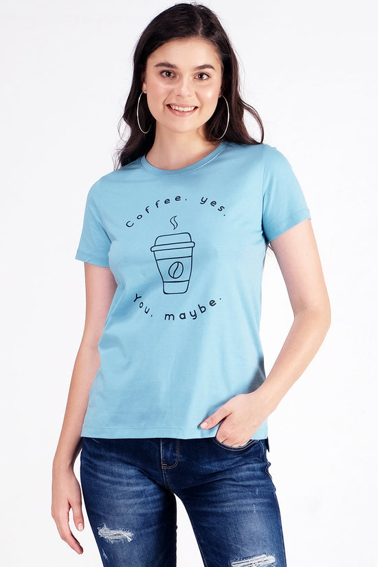 T-Shirt Lengan Pendek Coffee Mint