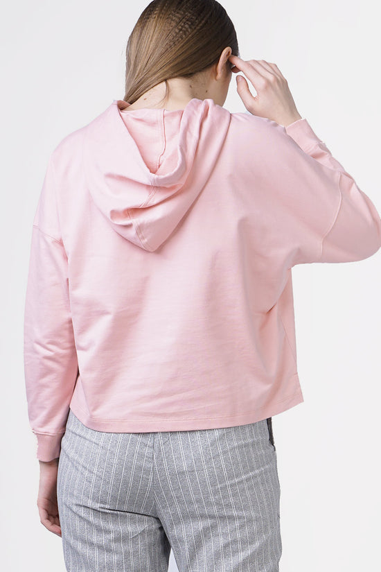 Sweater Hoodie Velove Light Pink