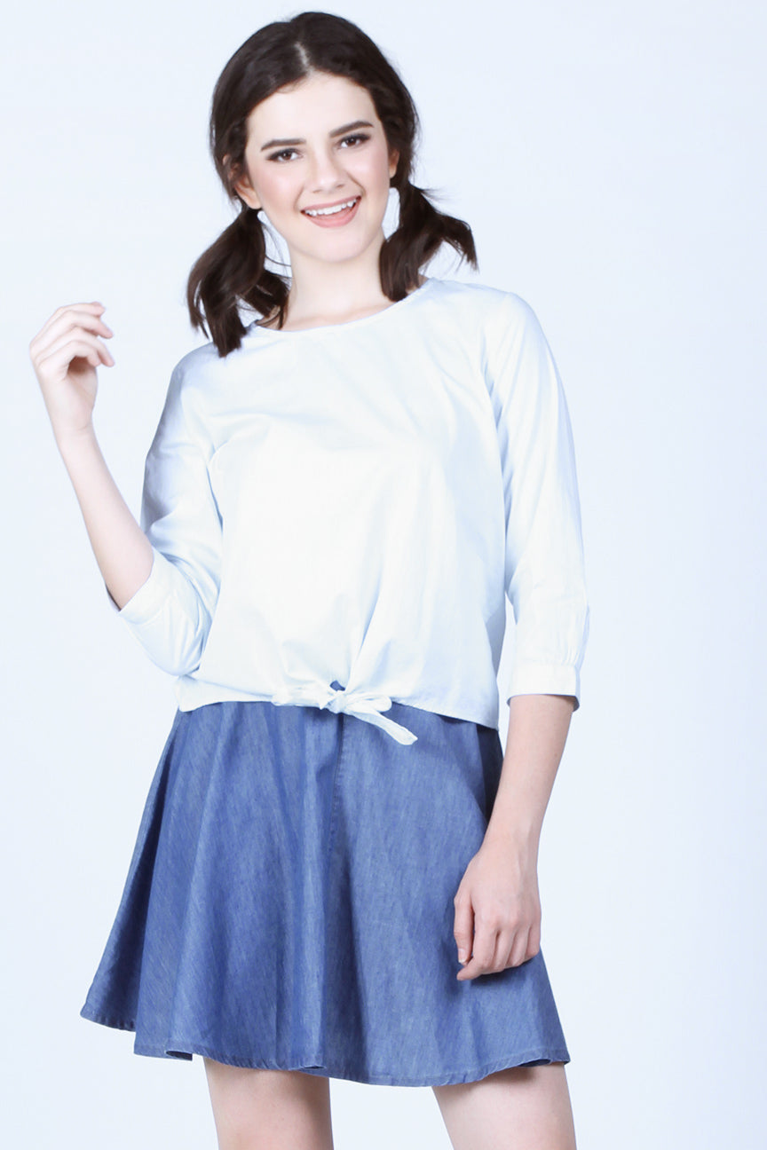 Kemeja Lengan Panjang Blue Loxley Baby Blue