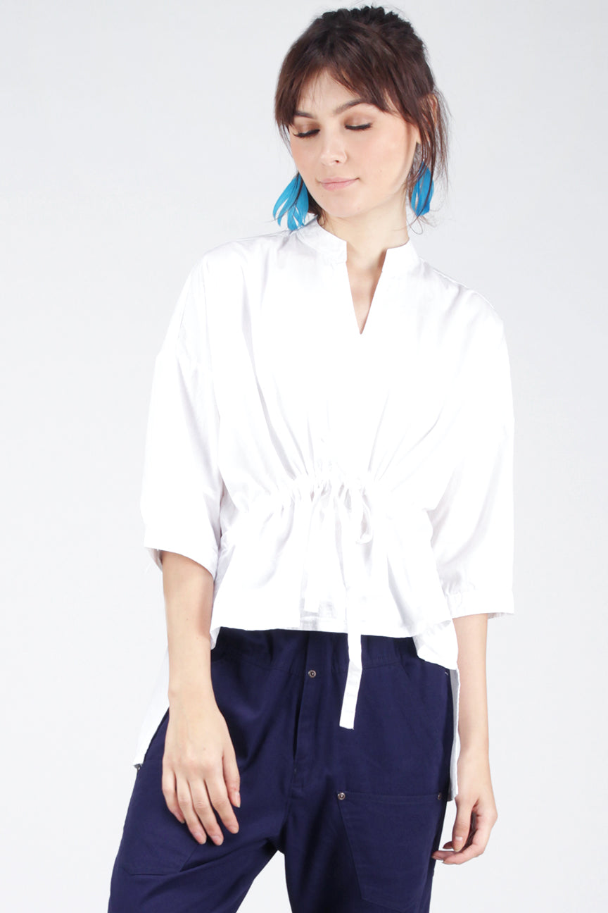 Kemeja Lengan Pendek Zyk Offwhite