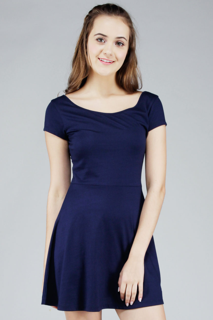 Dress Lengan Pendek Heyho Navy