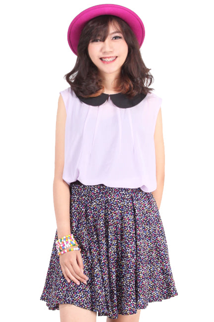 Kemeja Tanpa Lengan Peterpan Purple & Inner
