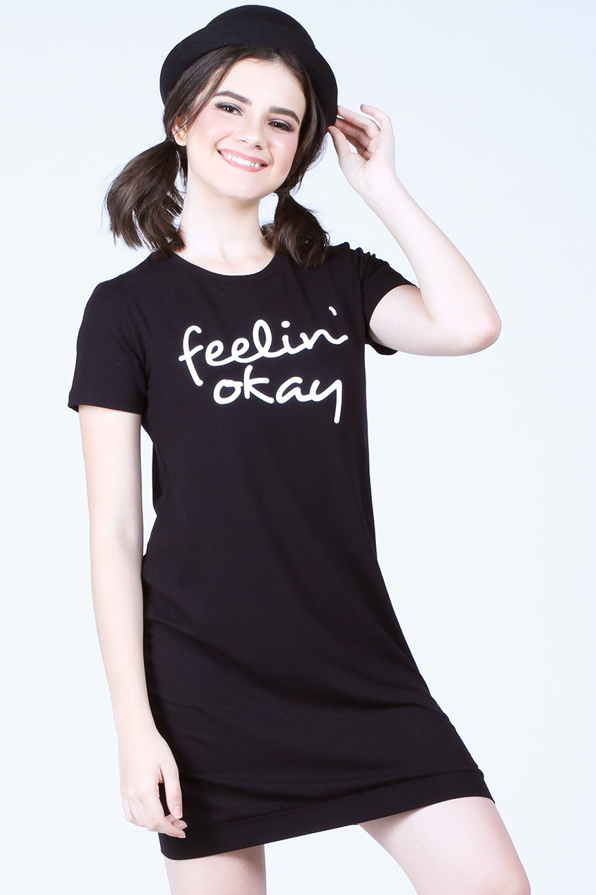 Dress Lengan Pendek Cavya Black