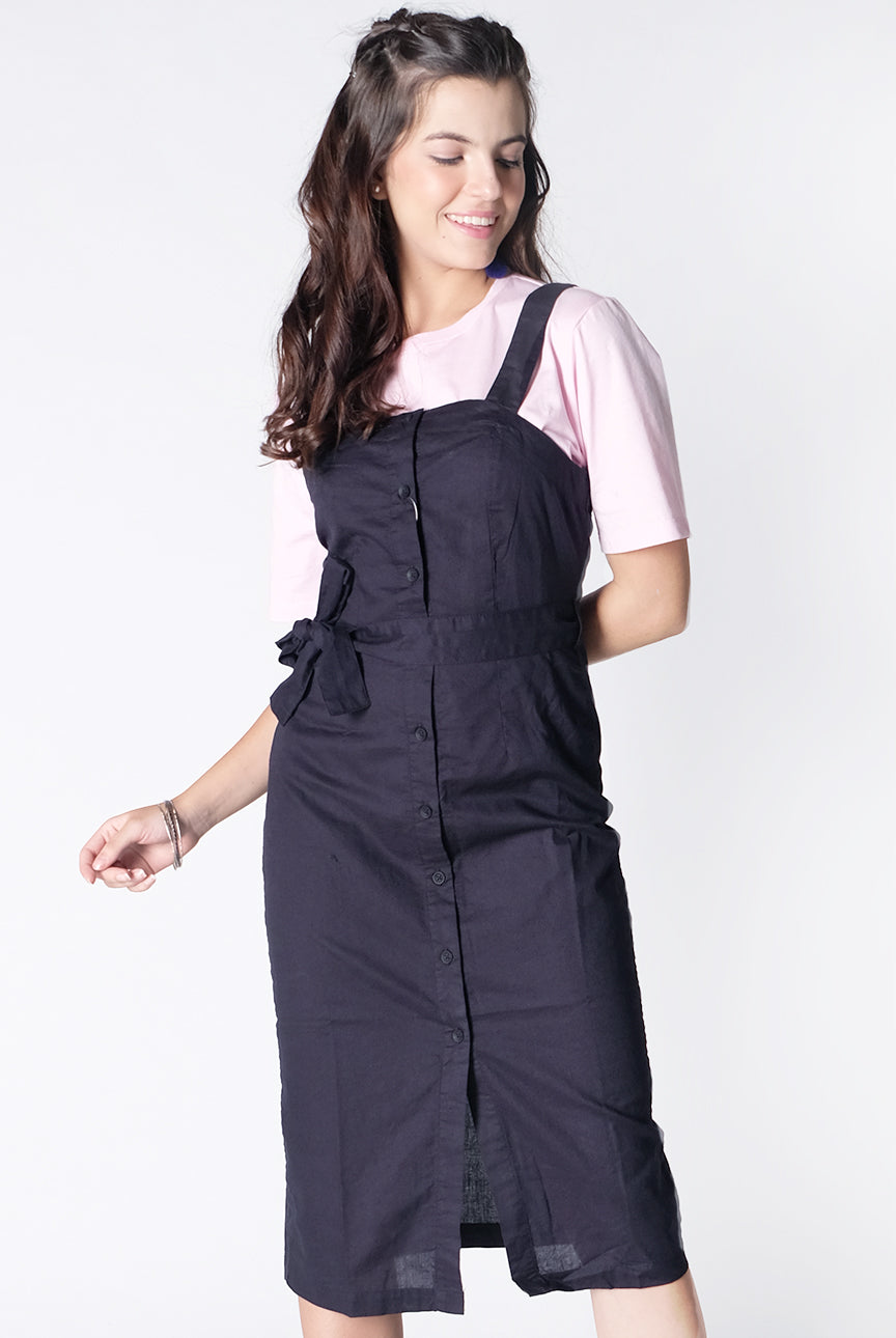 Dress Tanpa Lengan Merielle Dark Navy