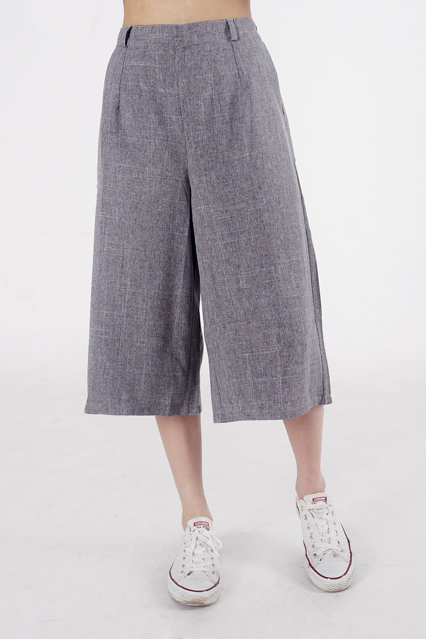 Celana Kulot Grey Fasla Grey