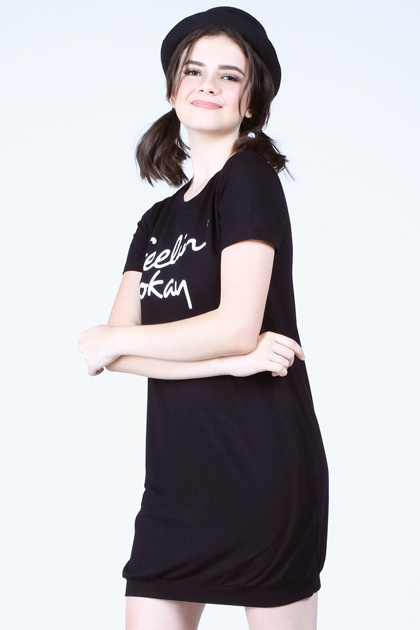 Dress Lengan Pendek Cavya Black