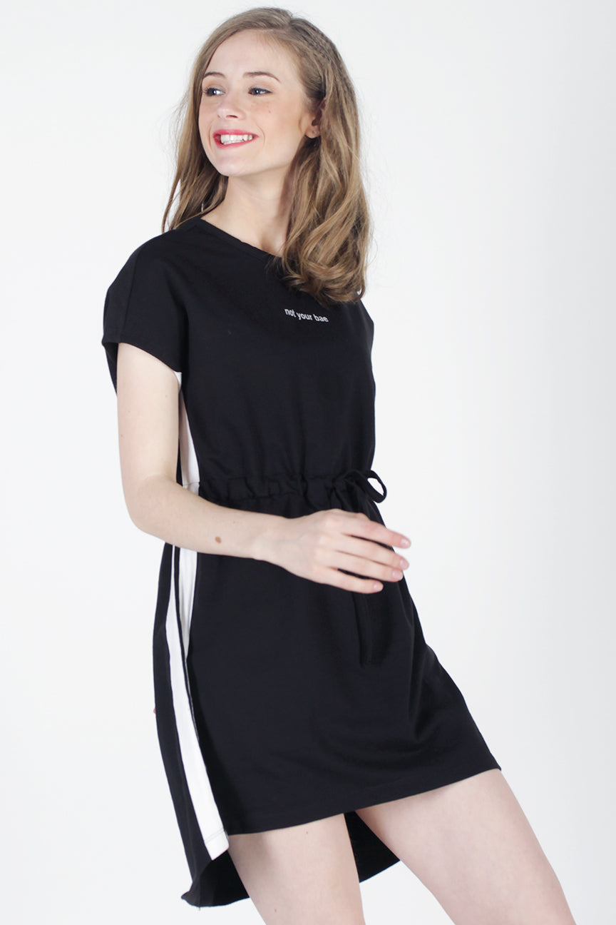 Dress Lengan Pendek Sibli Black