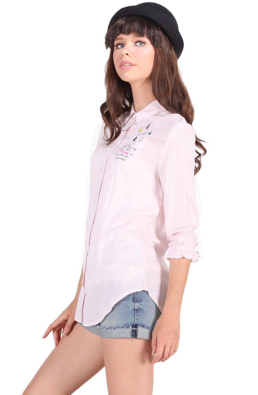 Kemeja Lengan Panjang Play Orchide Pink