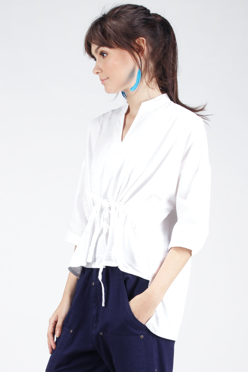 Kemeja Lengan Pendek Zyk Offwhite