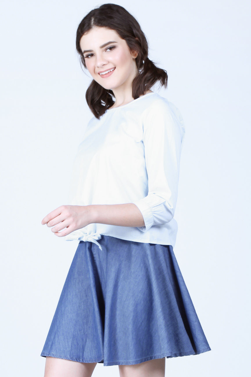 Kemeja Lengan Panjang Blue Loxley Baby Blue