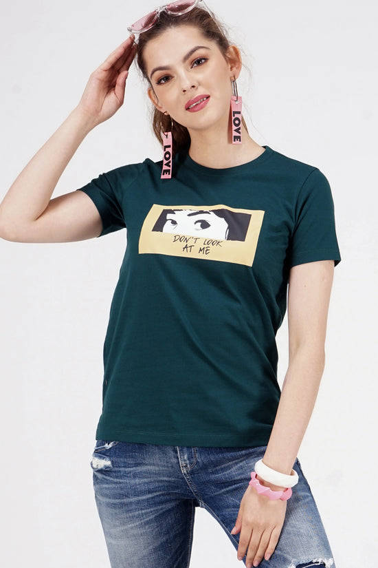 T-Shirt Lengan Pendek Cookie Green