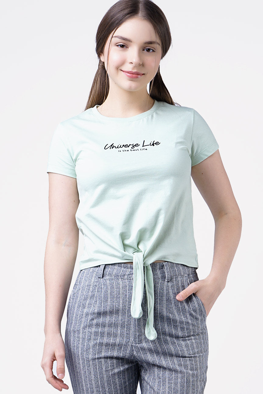 T-Shirt Lengan Pendek Aria Sage