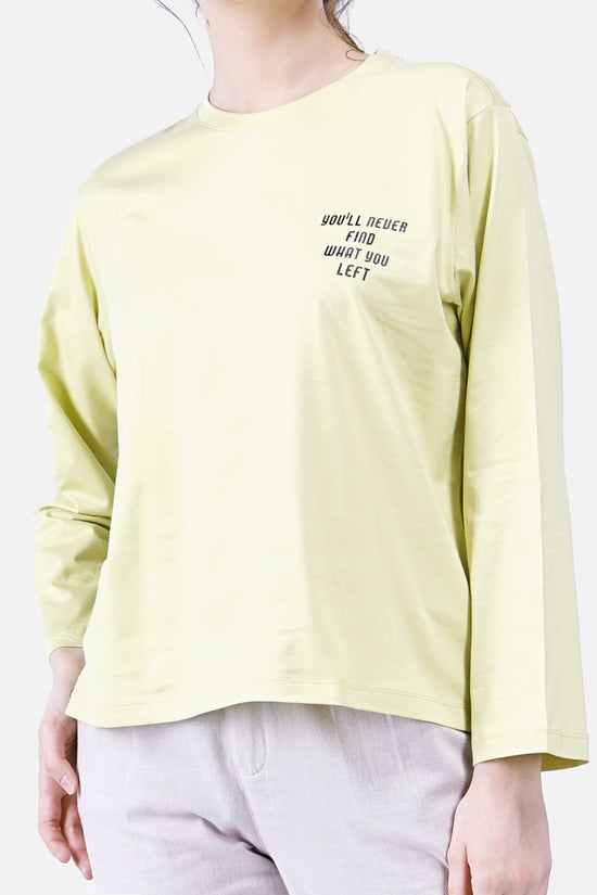 T-Shirt Lengan Panjang Stella Yellow