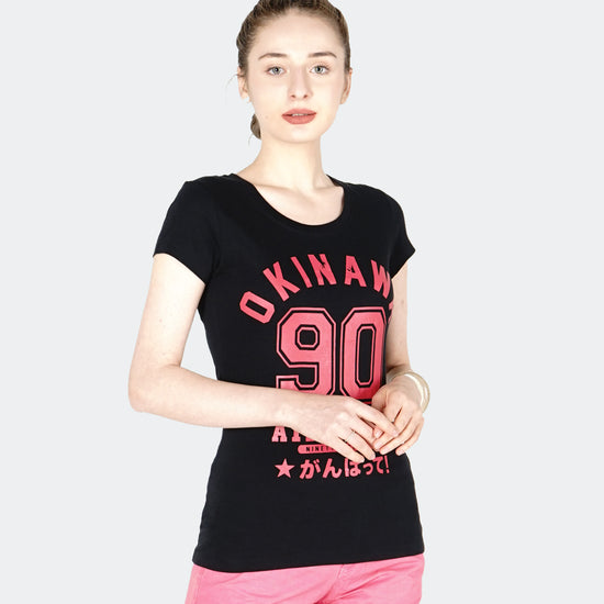 T-Shirt Lengan Pendek Okinawa Black