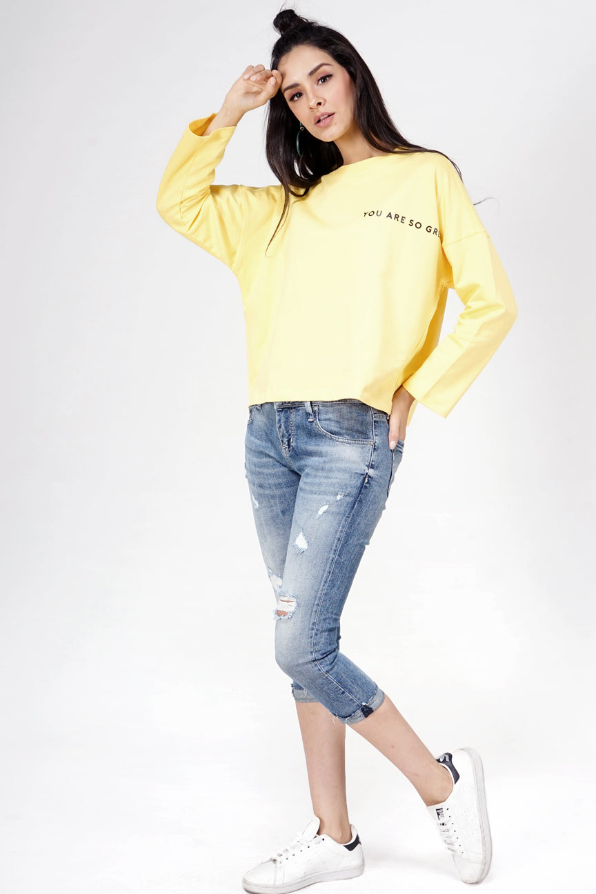 Load image into Gallery viewer, Sweater Artside Yellow
