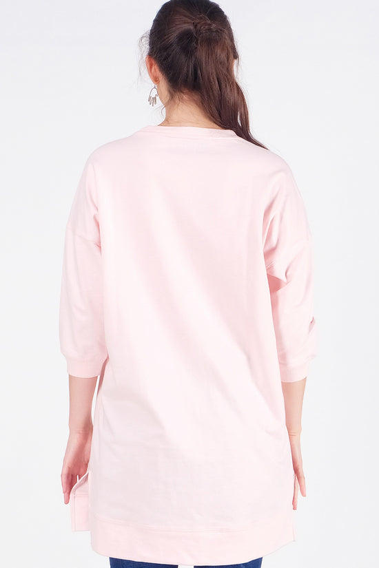 Load image into Gallery viewer, Sweater Shiloh Pink Long
