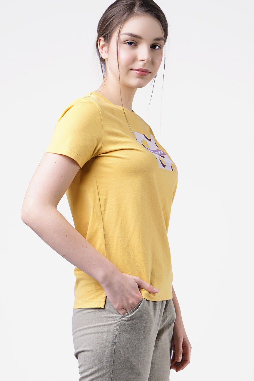 Load image into Gallery viewer, T-Shirt Lengan Pendek Ava Yellow
