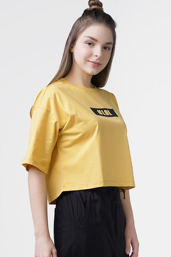 T-Shirt Lengan Pendek Sunny Yellow