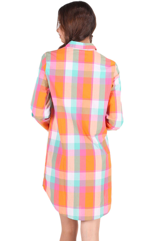 Load image into Gallery viewer, Dress Lengan Panjang Lynn Orange Green Sleepwear
