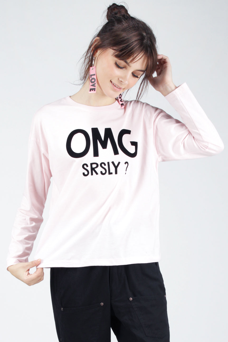 Load image into Gallery viewer, T-Shirt Lengan Panjang Bronza Pink

