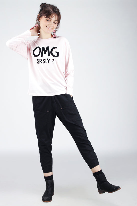 Load image into Gallery viewer, T-Shirt Lengan Panjang Bronza Pink
